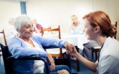 How can long-term care providers support residents' with challenging behavior?